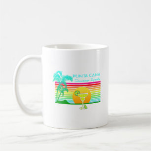 Retro Beach Punta Cana Margarita Coffee Mug