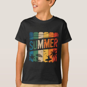 Retro Beach Surfing Surfboard Vintage Surfboarder T-Shirt