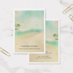 Retro Beach-Themed Earring Holder