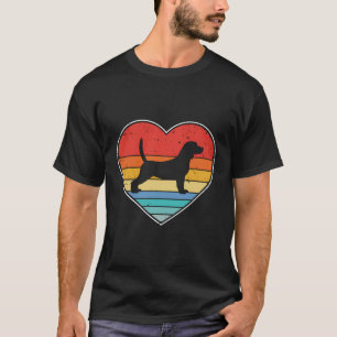 Retro Beagle Dog Mum Dog Dad Vintage Beagle T-Shirt