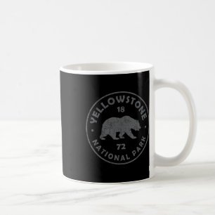 Retro Bear Yellowstone National Park 1872 Hiking S Coffee Mug