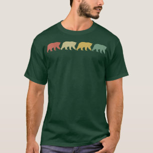 Retro Bears Vintage Bears Spirit Animal Lover 80s T-Shirt