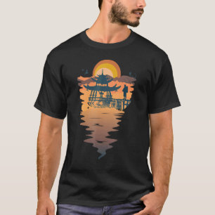 Retro Beautiful Japanese Temple Summer Tee Summer