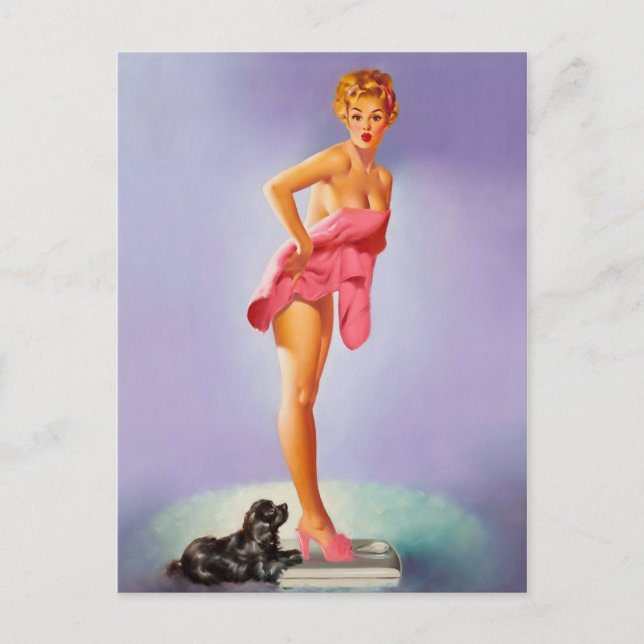 Retro Beauty 56 Postcard (Front)