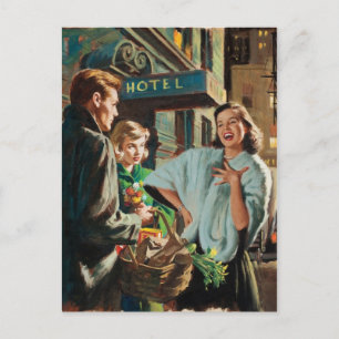 Retro Beauty 75 Postcard