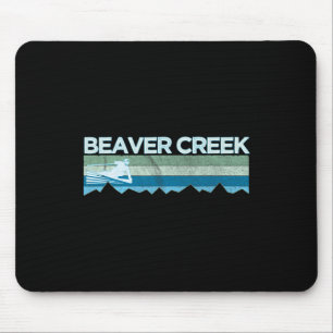 Retro Beaver Creek Mouse Mat