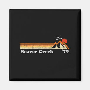 Retro Beaver Creek Ski Resort Colorado Snowboard S Magnet