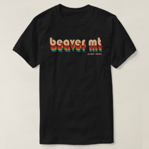 Retro Beaver Mountain Ski  T-Shirt