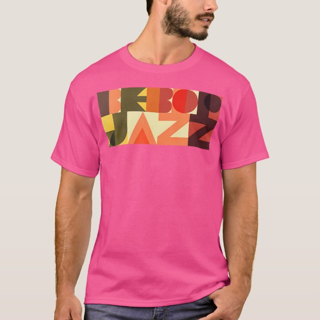 Retro Bebop Jazz Tee 90S Jazz (Front)
