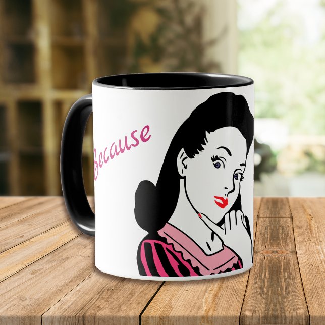 Retro Because I'm the Mom Mug (Creator Uploaded)