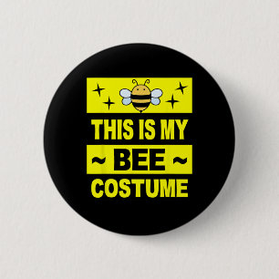 Retro Bee Costume Women Cute Adult Kids Men 6 Cm Round Badge