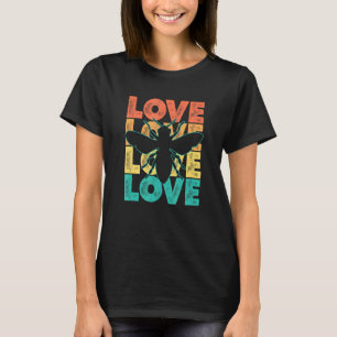 Retro Bee Honey Idea For Animal Fans T-Shirt