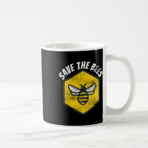 Retro Beekeeper Honeybee Awareness Save The Bees E Coffee Mug