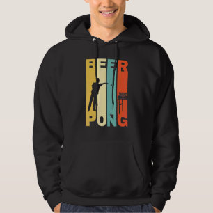 Retro Beer Pong Party Beer Pong Cup Game Beer Pong Hoodie