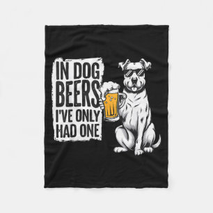 Retro Beer Pun Bar Pub Crawl Party Men - Funny Bee Fleece Blanket
