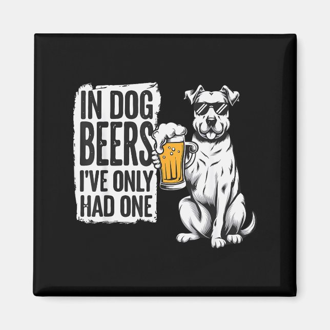 Retro Beer Pun Bar Pub Crawl Party Men - Funny Bee Magnet (Front)