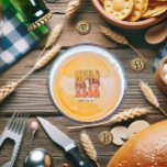 Retro Beer Tasting Party Round Paper Coaster<br><div class="desc">Retro beer-tasting party coaster customisable to your event specifics.</div>