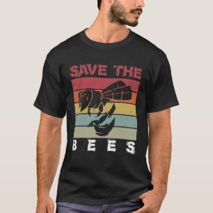 Retro Bees Vintage Save The Bees T-Shirt