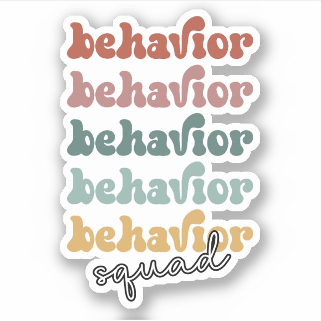 Retro Behaviour Squad Behavioural Therapist (Front)