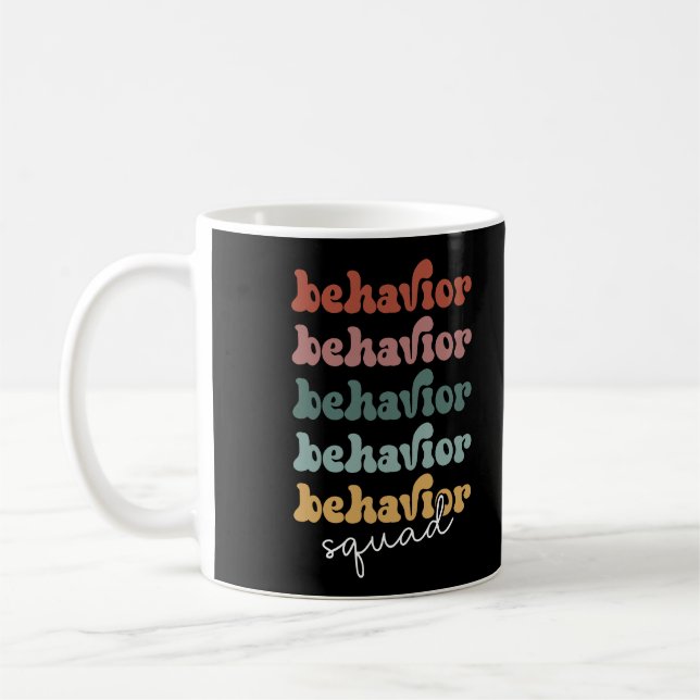 Retro Behaviour Squad Behavioural Therapist Coffee Mug (Left)