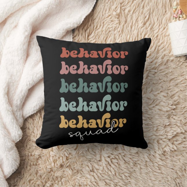 Retro Behaviour Squad Behavioural Therapist Cushion (Blanket)