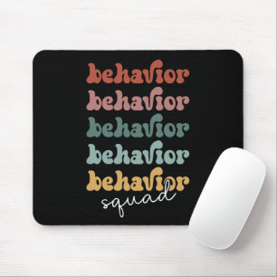 Retro Behaviour Squad Behavioural Therapist Mouse Mat