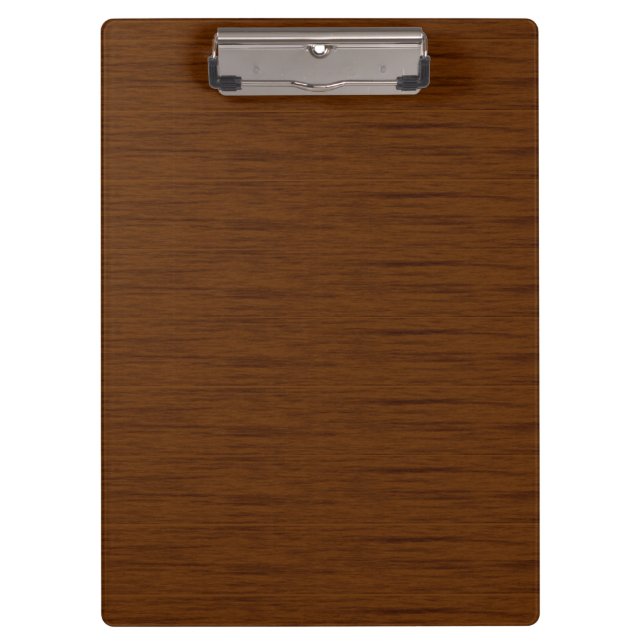 Retro Beige Bamboo Texture Pattern Clipboard (Front)