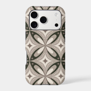 Retro Beige & Brown Geometric Shapes