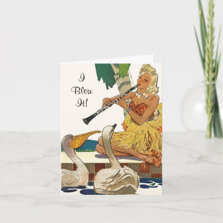 Retro Belated Birthday Oops Card Cards I blew it!