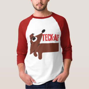 Retro Belgian beer logo dog ale T-Shirt