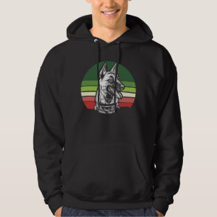 Retro Belgian Malinois 11 Hoodie