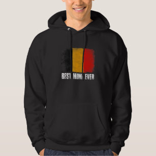 Retro Belgium Flag Best Mimi Ever Mother's Day Hoodie