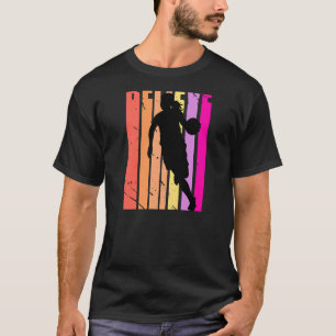 Retro Believe Girls Basketball Player Team Vintage T-Shirt