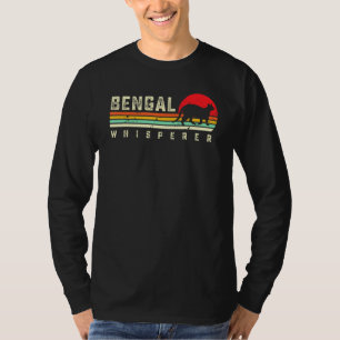 Retro Bengal Cat Vintage Unique Cat Mum Cute Pet O T-Shirt