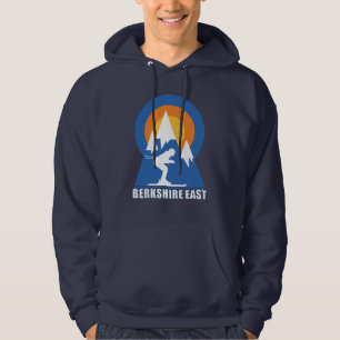 Retro Berkshire East Ski Mountain Sunset Hoodie