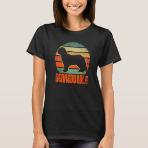 Retro Bernedoodle Dog Vintage Bernedoodle 4 T-Shirt