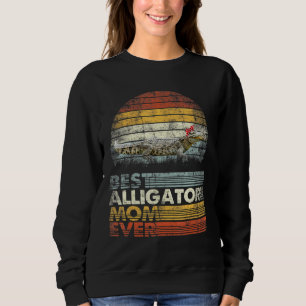 Retro Best Alligator Mum Ever Animals Sweatshirt