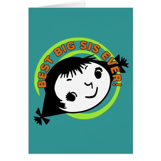 Retro Best Big Sister Ever (Front)