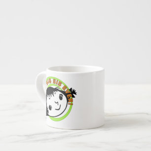 Retro Best Big Sister Ever Espresso Cup