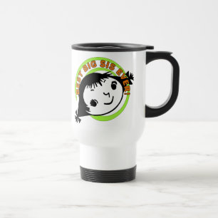 Retro Best Big Sister Ever Travel Mug