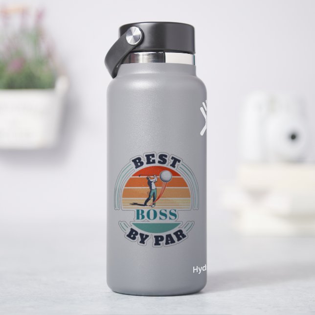 Retro Best Boss By Par Custom Coworker (HydroFlask)