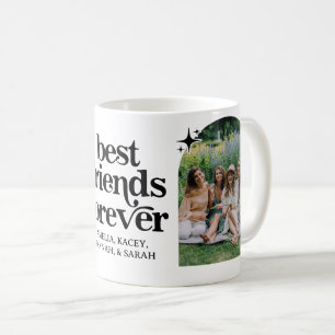 Retro Best Friends Forever Groovy Photo Friend Coffee Mug