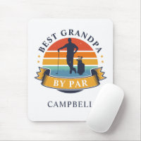 Retro Best Grandpa By Par Personalised Golfer Pop