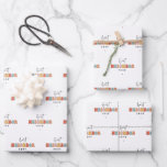 Retro Best Neighbour Ever Cute Wrapping Paper Sheet<br><div class="desc">Retro Best Neighbour Ever Cute Gifts for Neighbours</div>