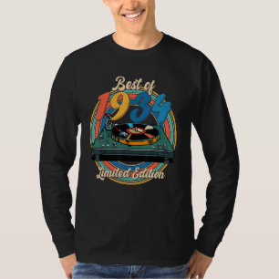 Retro Best Of 1934 Vinyl Record Player 88th Birthd T-Shirt