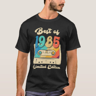 Retro Best Of 1985 Cassette Tape 37Th Birthday Dec T-Shirt