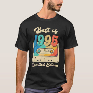 Retro Best Of 1995 Cassette Tape 27Th Birthday Dec T-Shirt