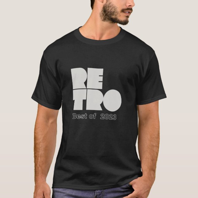Retro Best Of 2023 T-Shirt (Front)
