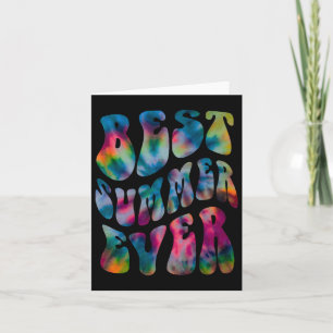 Retro Best Summer Ever Camp Counsellor Grill Bbq A Card