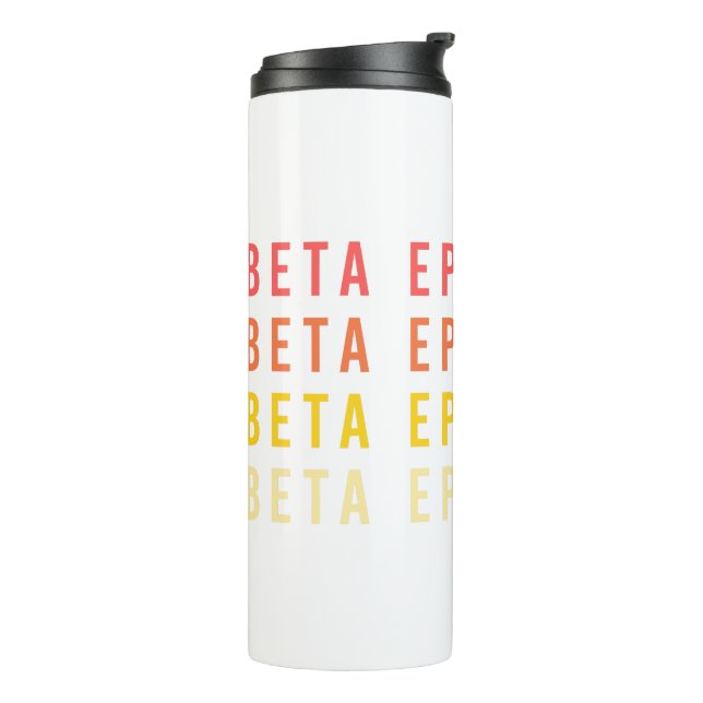 retro bex travel mug! thermal tumbler (Rotated Left)